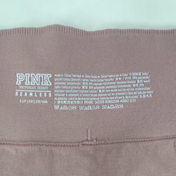 PINK Victoria’s Secret Active Seamless Workout Shortie Blush/Dusty Rose Shorts - Picture 5 of 5